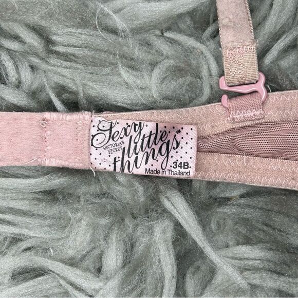 Victoria’s Secret Sexy Little Things pink lace push up bra size 34B - Picture 6 of 7